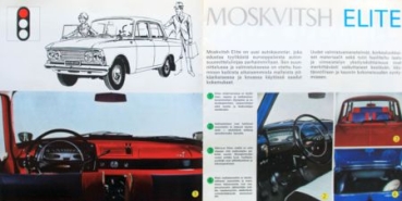 Moskvitch 408 Elite Modelprogram 1967 Carbrochure (9727)